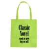 Lime Green  Non-Woven Promotional Tote Bag