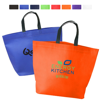 Two Tone Heat Sealed Non-woven Promotional Tote