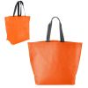 Orange Two Tone Heat Sealed Non-woven Promotional Tote