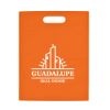 Orange Heat Sealed Non-Woven Exhibition Tote Bag