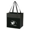 Black Black Lami-Combo Non-Woven Promotional Shopper Tote 