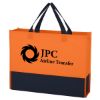 Orange Black Non-Woven Raven Prism Promotional  Tote 