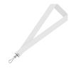 White 1/2 Inch Super Saver Polyester Lanyard