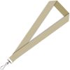 Tan 1/2 Inch Polyester Lanyards