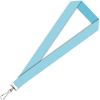 Light Blue  1/2 Inch Polyester Lanyards