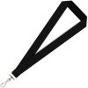 Black 1/2 Inch Polyester Lanyards