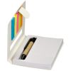 White Eco Stowaway Sticky Jotter with Pen