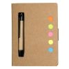 Natural Eco Stowaway Sticky Jotter with Pen
