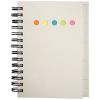 White Eco Mini-Sticky Book™ With Ruler