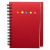 Red  Eco Mini-Sticky Book™ With Ruler