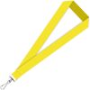 Yellow 5/8" Polyester Lanyard