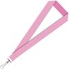 Pink 5/8" Polyester Lanyard