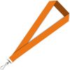 Orange  5/8" Polyester Lanyard