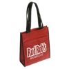 Peak Promotional Tote Bag with Pocket - Burgundy