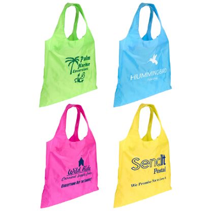 Spring Sling Folding Reusable Promotional Tote Bag