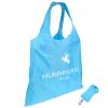 Spring Sling Folding Reusable Promotional Tote Bag - Carolina Blue
