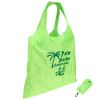 Spring Sling Folding Reusable Promotional Tote Bag - Lime Green