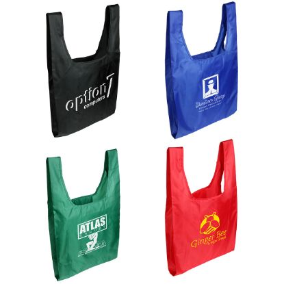 Tide Twister Folding Reusable Promotional Tote Bag