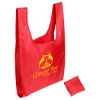 Tide Twister Folding Reusable Promotional Tote Bag - Red