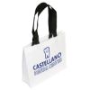 Raindance Water Resistant Coated Promotional Tote Bag - White
