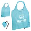 Bazaar RPET Folding Reusable Promotional Tote Bag - Aqua