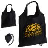 Bazaar RPET Folding Reusable Promotional Tote Bag - Black