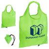 Bazaar RPET Folding Reusable Promotional Tote Bag - Lime Green