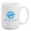 Seattle Tall - 15 oz White Ceramic Promotional Mug 6