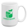 Seattle Tall - 15 oz White Ceramic Promotional Mug 2