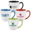 16 oz Two-Tone Ceramic Bistro Promotional Mug