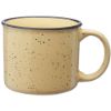 13 oz. Ceramic Custom Campfire Promotional Coffee Mugs - Almond