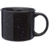 13 oz. Ceramic Custom Campfire Promotional Coffee Mugs - Black