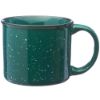 13 oz. Ceramic Custom Campfire Promotional Coffee Mugs - Green