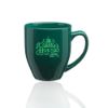 16 oz. Bistro Glossy Personalized Promotional Coffee Mugs - Green