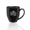 16 oz. Bistro Glossy Personalized Promotional Coffee Mugs - Black