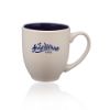 16 oz. Carter Creme Bistro Promotional Ceramic Mugs - Cobalt Blue