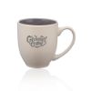 16 oz. Carter Creme Bistro Promotional Ceramic Mugs - Grey