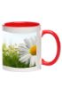 11 oz. Bright Two-Tone Sublimation Promotional Custom Mugs - Red