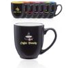 16 oz. Bistro Two-Tone Ceramic Promotional Custom Mugs