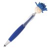 Blue MopTopper™ Screen Cleaner with Stylus Pen 