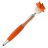 Orange MopTopper™ Screen Cleaner with Stylus Pen 