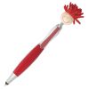 Red  MopTopper™ Screen Cleaner with Stylus Pen 