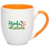 16 oz. Miami Two-Tone Personalized Bistro Promotional Mugs - Orange