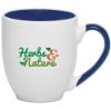 16 oz. Miami Two-Tone Personalized Bistro Promotional Mugs - Cobalt Blue