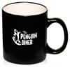 11 oz. Matte Two-Tone Personalzied Promotional Coffee Mugs - White