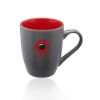 12 oz. Rhodes Two-Tone Java Custom Promotional Coffee Mugs - Red