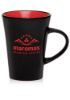 10 oz. Matte Finish Tazo Personalized Promotional Mugs - Red