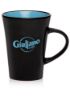 10 oz. Matte Finish Tazo Personalized Promotional Mugs - Blue