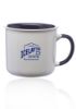 15 oz. Argos Ceramic Camp Fire Personalized Promotional Mugs - White Cobalt