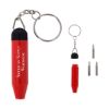 Mini Tool promotional Keychain Kit -Red